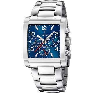 Stilfuld Herreur i Sølv Festina F20652/1
