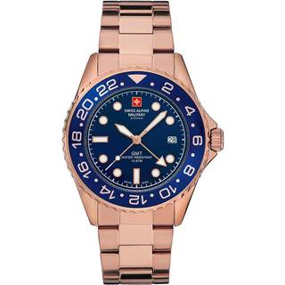 Swiss Alpine Military 7052.1165 GMT Diver Herrenuhr 42mm 10ATM