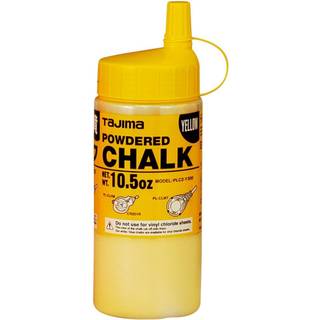 Tajima Micro Chalk-Gul 10,5 oz (300 g) Ultra-fine snap-line kridt med holdbar flaske og nem udfyldningsdyse-PLC2-Y300