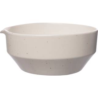 ERNST Ernst glaseret lertøj naturhvid H9 cm Ø20 cm