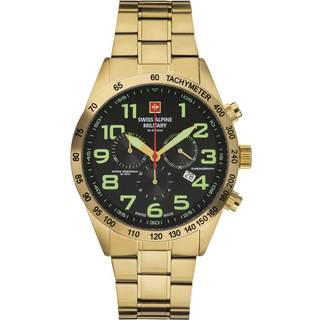 Swiss Alpine Military 7047.9114 Chronograph Herrenuhr 45mm 10ATM