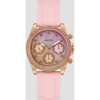 Guess GW0032L4 Damenuhr Sparkling Pink Multifunktion Roségoldfarben