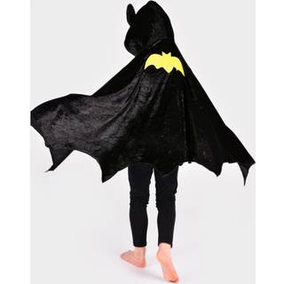 Den Goda Fen udklædning Batgirl eller batman kappe - str. 1-8 år Str. 1-4 år ( 86-110 cm)