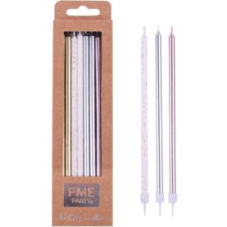 Assorteret Kagelys, 16 stk. inkl. holdere - PME