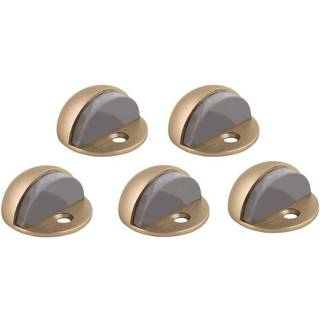 Design House 181875 DoMe Door Stop 5-Pack Satin Brass