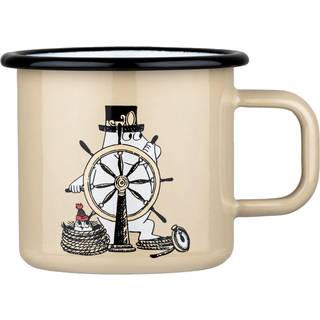 Muurla Mumin emaljekrus Eventyreren 37 cl Beige