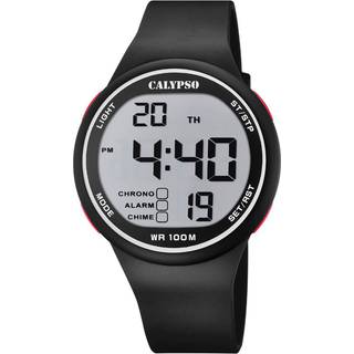 Herre Calypso K5795/1 Sort Grå Ur