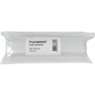 Rul-let fryseposer med skrivefelt LDPE 3 liter klar