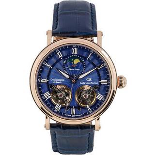 Carl von Zeyten CVZ0054RBSR Murg Mondphase Automatik Herrenuhr 46mm 5ATM