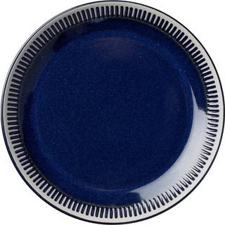 KNABSTRUP Keramik colorit tallerken 19 cm - navy blå