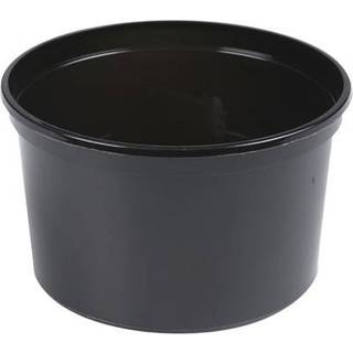 Plastbakke Ø11,cm, H 7 cm, 1-rums 500ml PP sort