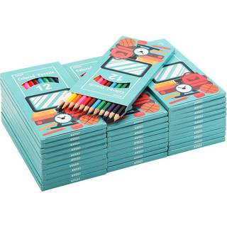 Farvede blyanter Bulk 30 pakker med 12 t?ller forudskrevne 360 ???arvede blyanter til b?rn