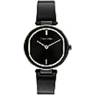 Sculptural Polished Bangle Watch - Black - One Size