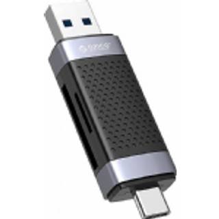 ORICO CD2D-AC2-BK-EP TF/SD memory card reader USB + USB-C (black).