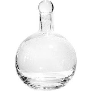 Louise Roe Bubble Glass Round Karaffel Ø18 Cm - Vandkarafler & Vandkander Mundblæst Glas Klar - 10525-1-13