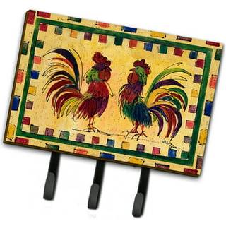 """" Caroline's Treasures 8062th68 Bird-Rooster Leash Holder eller Key Hook Large Multicolor """"
