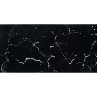 100 X 50 CM. SORT MARMOR MAGNETISK STÆNKPLADE