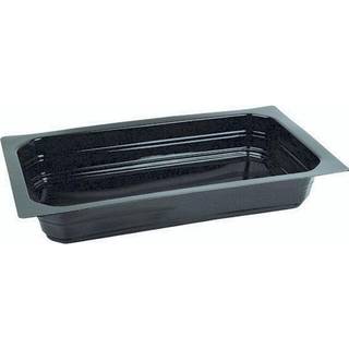 Duniform bakke 26,3x16,1x4cm mineral/PP 1-rums 1/4 GN sort
