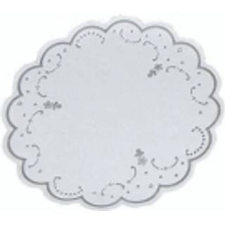 Kandeunderlag 18cm 7-lags hvid rund 250stk/pak