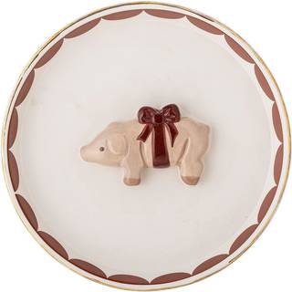 Bloomingville Jolly serveringsskål Ø18 cm Hvid/Rød