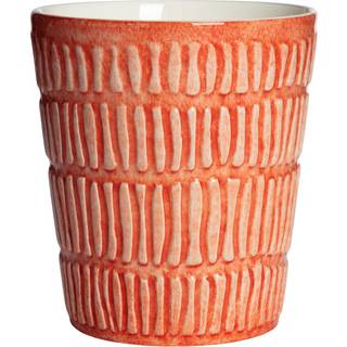Mateus Stripes Kop 30 Cl - Kaffekopper Keramik Orange - EOR03ST