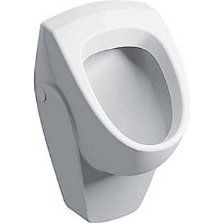 Geberit Renova urinal indløb bagfra, udløb bagved: T=37cm, Afløb=Bagud, Indløb=Bag, Hvid / KeraTect