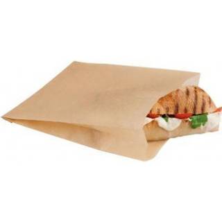 Sandwichpose 170x195 mm til Ovn Papir Brun. 500 stk
