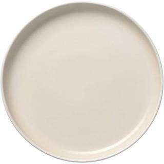 Louise Roe Ceramic Pisu Tallerken Ø18 Cm - Middagstallerkner Keramik Vanilla White - 10160-14-14