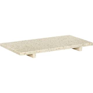 Hübsch Stone Serveringsbakke - Bakker Terrazzo Hvid - 991212