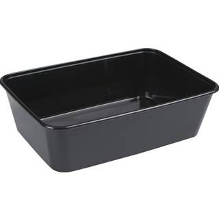 Plastbakke 17,5x11,9x5,2cm 650ml PP 1-rums sort