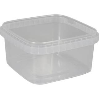 Condibøtte 1-rums 12,8x12,8x6,5cm PP 680ml klar