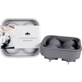 Silikone bakke til XL Isterninger - Non-Stick - Plads til 4 stk.