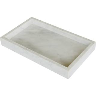 Moud Home Marbi Marmorbakke - 25 x 15 cm. - Hvid