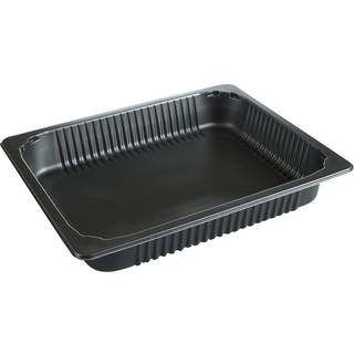 Bakke 3000ml 3350ml CPET 1-rums standard serie 1/2 GN sort