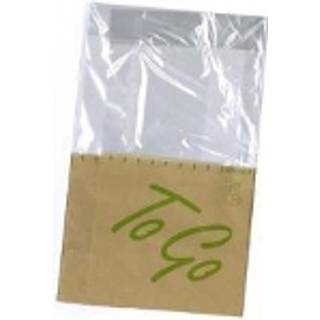 Sandwich pose To Go Snack Bag 1000 stk Large 215x130 mm brun.