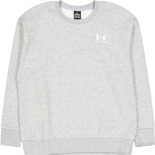 Sweatshirt Under Armour Essential Fleece Crew-GRY 1373032-011 Størrelse XS