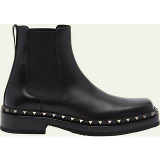 Valentino Garavani M-Way Rockstud leather Chelsea boots - black - EU 43