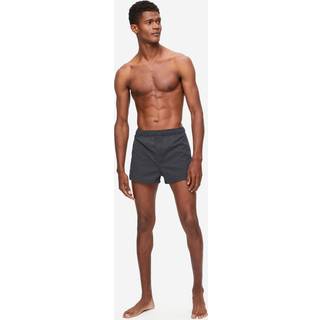 DEREK ROSE Herren Boxershorts blau Reine Baumwolle Gemustert