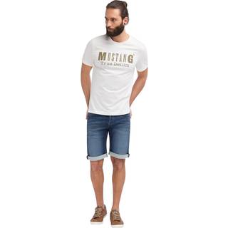 MUSTANG Herren Jeansshorts blau
