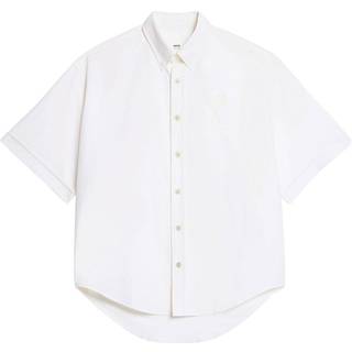 Ami Paris Ami De CÅur cotton poplin shirt - white - EU 37