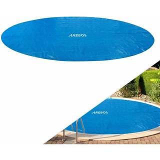 Arebos® Pool Solar Foil/Cover - Solar Cover Round Ø 3,05m,Thickness 120µm,can be cut to size