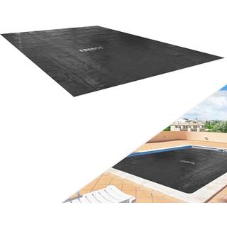 Arebos® Pool Solar Foil/Cover -termocover til pool - Solafskærmning rektangulær 3x2 m, 120µm, skærbar