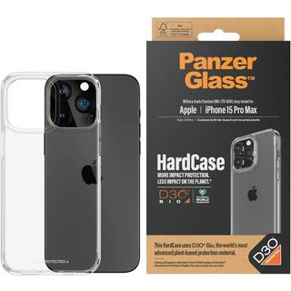iPhone 15 Pro Max Bagside Cover PanzerGlass D3O Bio HardCase - Gennemsigtig