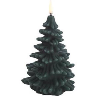 Uyuni Led-lys Juletræ 10x15 Cm - LED-lys Jomfruelig Paraffinvoks Pine Green - UL-XT-PG18