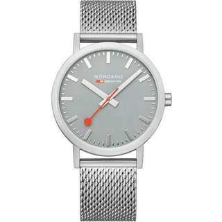 Mondaine Classic Grey Dial Steel Mesh Bracelet Unisex Watch A660.30360.80SBJ
