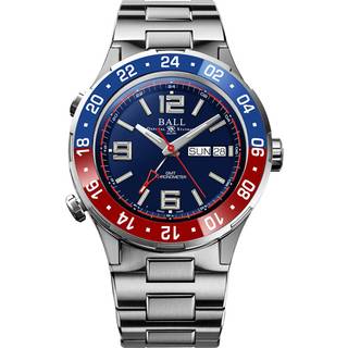 BALL Roadmaster Marine GMT Limited Edition Blue Dial Stainless Steel Bracelet Men's Watch DG3030B-S4C-BE (Delivery 7-10 days)