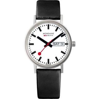 Mondaine A667.30314.11SBBV Classic SBB Day-Date vegan 36mm 3ATM