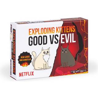 Exploding Kittens Good vs Evil - Kortspil - 2-5 Spillere - Fra 7 År