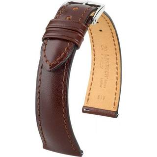 HIRSCH Siena Tuscan Leather Watch Strap Brown