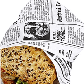 Sandwichpapir Old News 370x500 Mm 1000 Stk.